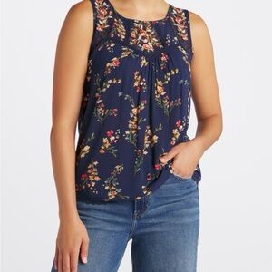 Mason & Belle Lace Detail Blouse